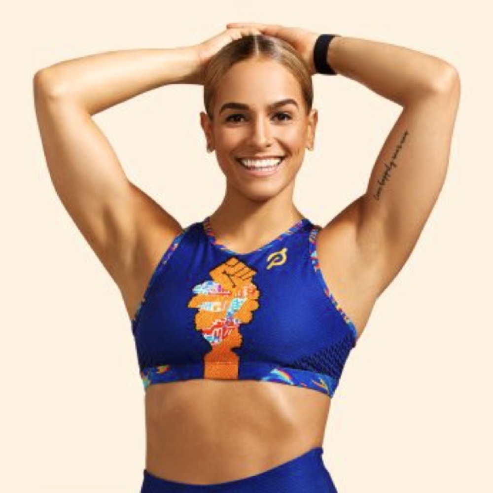 Peloton BHM 2021 Temi Coker collaboration bra
